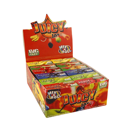 [ZI209R] JUICY JAY'S MIX'N ROLL BOX/24 - ROLLS