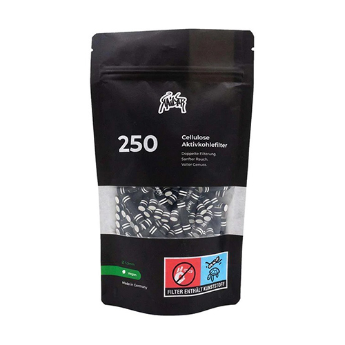[ZU5S250] Kailar Cellulose+Akt.filter 250er schwarz, 5.9mmØ