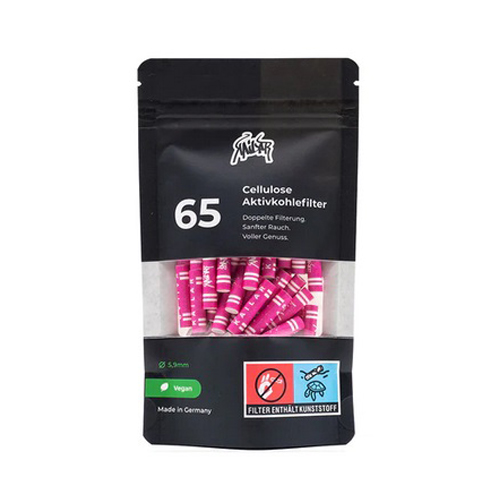 [ZU5P65] Kailar Cellulose+active Filter 65, PINK, 5.9mmø