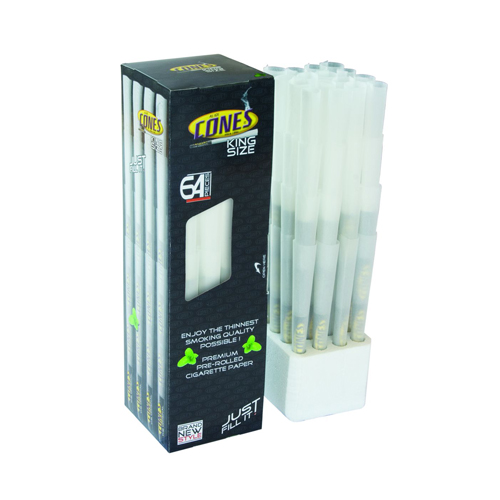 [CO364K] King Size Cones, 109 Mm, Display Pack Of 64 Pieces
