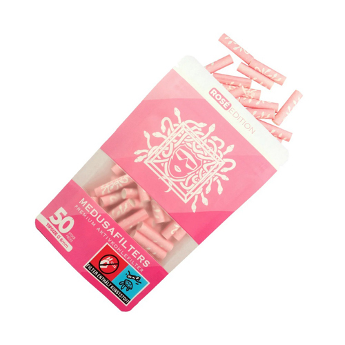 [ZUM2ROSE] MEDUSA Aktivkohlefilter 1x50er, 6mmØ ROSE