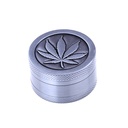 Metall-Grinder, 40mmØ, 3-teilig, Sieb+Leaf