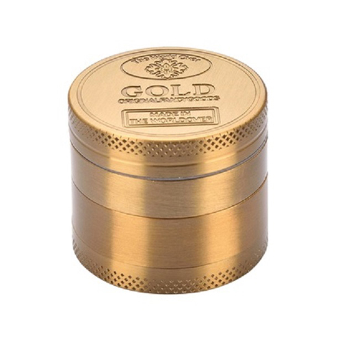 [WN44GOLD] Metal Grinder, 40 mm Diameter, 4-piece, Gold