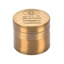 Metall-Grinder, 40mmØ, 4-teilig, Gold