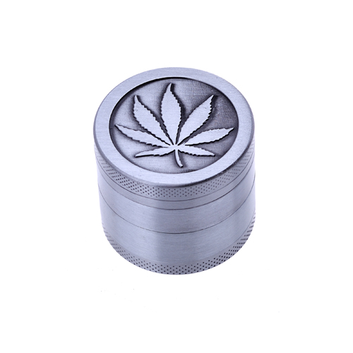 [WN44LEAF] Metall-Grinder, 40mmØ, 4-teilig, Sieb+Leaf