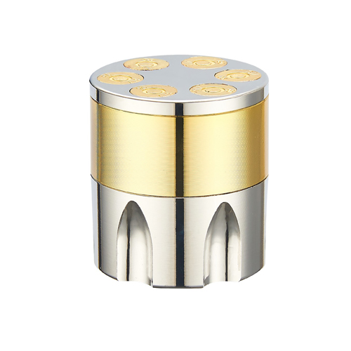 [WN43BU] Metall-Grinder, 42mmØ, 3-teilig, Sieb, BULLET
