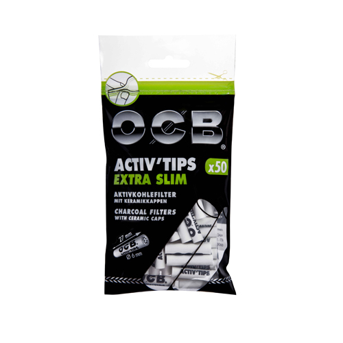 OCB ACTIV Tips Extra Slim 50er, 6mmØ