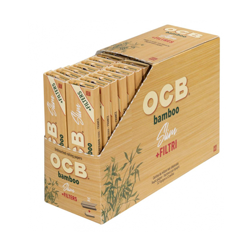 [ZI3BAMT] OCB Bamboo, Slim King Size With Tips, VE32