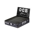 OCB King Size Paper, Slim Premium, VE 25 X 32 Sheets , Black