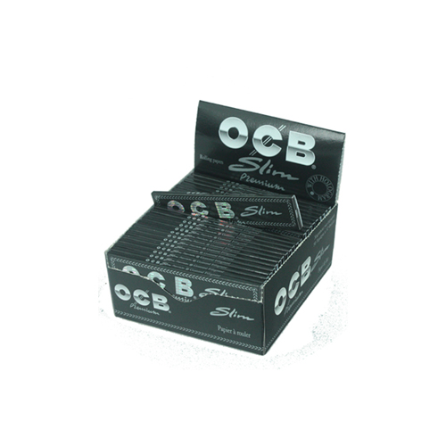 [ZI3P] OCB Premium KS Slim, Black, 32 Sheets, VE50