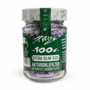PURIZE Activated Carbon Filters 1x100, PURPLE In Glass Jar, 5.9mm