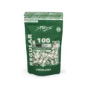 PURIZE Activated Charcoal Filters, Regular, 9 mm Ø, VE 100, White