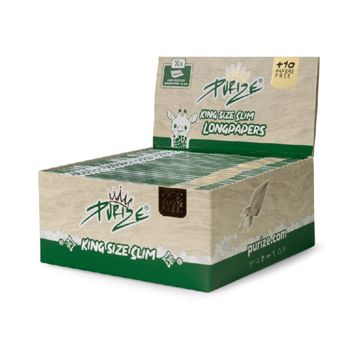 [ZI9SLIM50] PURIZE Papers Brown KS Slim, VE 50