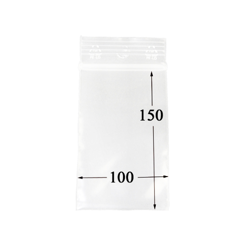Poly Bag 10 X 15 Cm, Bag Of 100