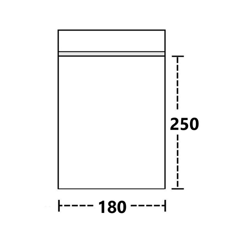 [TT180] Polybeutel 18 mal 25 cm, 100er Beutel