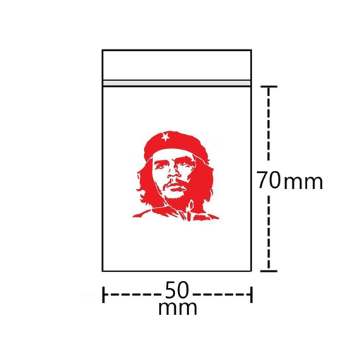 [TTMCHE] Poly Bag 5 X 7 Cm, CHE Motif, Red, Pack Of 100