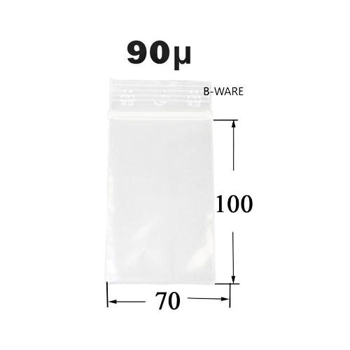 [TT290] Polybeutel 7 mal 10 cm DICK 90my, VE 100