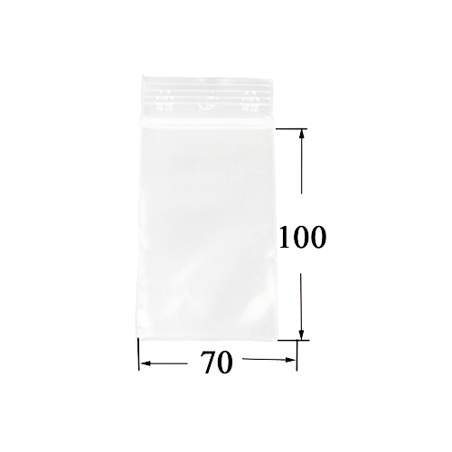 Poly Bag 70 X 100 mm, 50 µ, VE 100