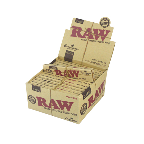 RAW Classic Connoisseur King Size Slim + Tips, VE 24