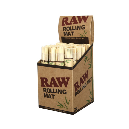[ZI51BAM] RAW-BAMBOO Rolling Mat Box/24
