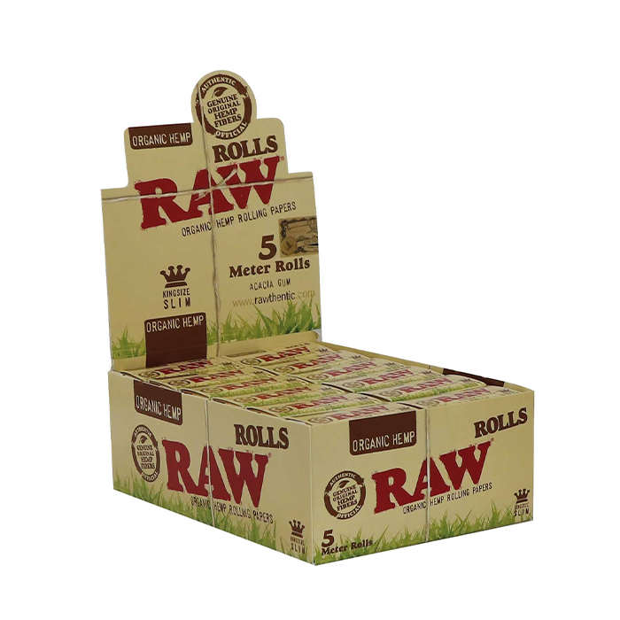 [ZI53O] RAW Organic Hemp Rolls - VE24, 5 M Each