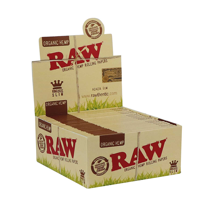 [ZI52] RAW Organic KS Slim Papers - VE50, 32 Leaves