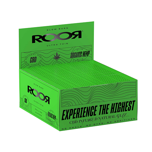[ZIROOR2] ROOR Organic Hemp King Size Slim With CBD, VE50