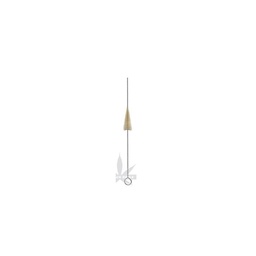 [KR4] Cleaning Brush, 30 cm Long, Conical, 0.5–3 cm Diameter