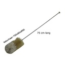 Reinigungsbürste, 70 cm lang, 9 cm Ø, Wollschopf