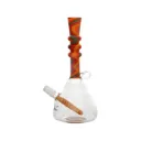 Rotes Kunstwerk Hookah Bong, 20cm