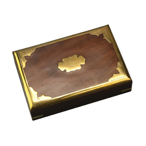 [WN102] Saranpur Box Holz Messing