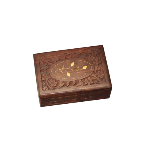 [WN109] Saranpur Box, Holz, B/H/T: 18/6/12.5cm