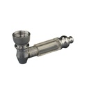 Schraubpfeife Metall + Kunststoff, 8cm lang