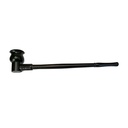 Screw pipe, dark wood, 22 cm long