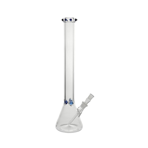 Heavy Bong, 7 mm Wall Thickness, 50 Cm, Blue Style