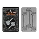 Screencard Hanging Screens 15mmø, 6 Screens Metal Card