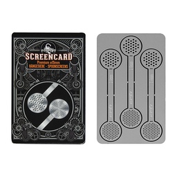 [SCHS15] Screencard Hängesiebe 15mmØ, 6 Siebe Metallkarte