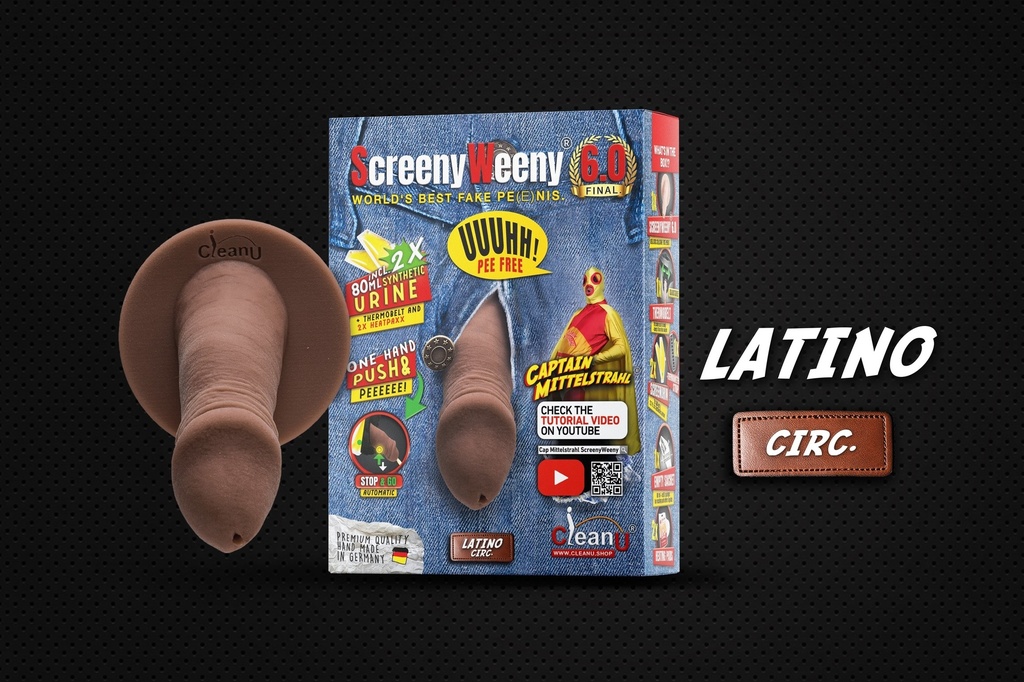 [CLU001-LBB] Screenyweeny 6.0 Latino / Brown Trimmed
