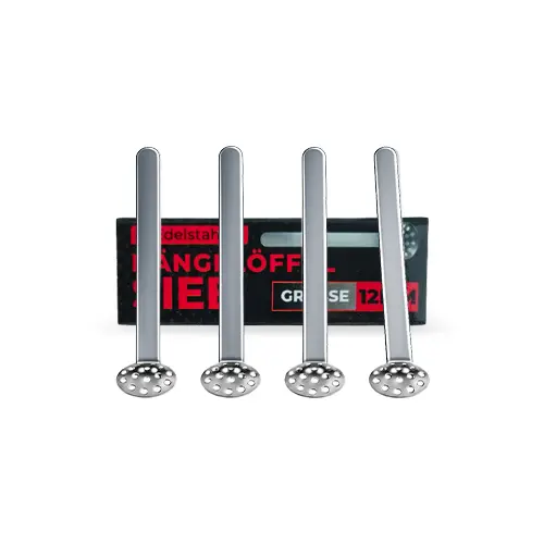 [BAM12] Steel Hanging Screens 12 mm Ø, 4 pcs., PU 20, Stainless Steel