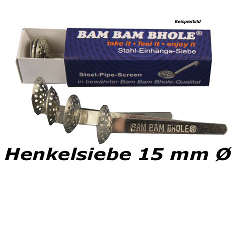 Stahleinhängesiebe 15mm Ø, 4Stk., VE20, Edelstahl
