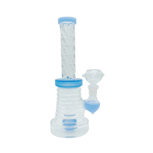 [SSC10160] Twisted Glasbong mit Aschefänger, 20cm