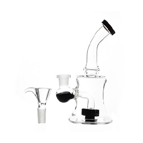 Wasserpfeife, Inside Drum/ Dab Rig, 15cm, Schwarz