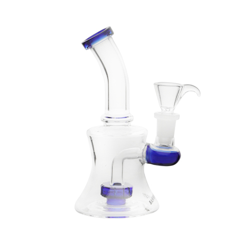[SSC10131BL] Wasserpfeife, Inside Drum/ Dab Rig, 15cm, Blau