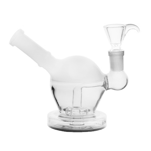 [SSC10145BW] White Mini Ball Bong, 15 cm
