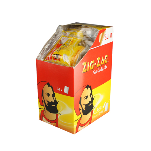 ZIG-ZAG Slim Filters, 6 mm Ø, VE 34 x 120 Pcs