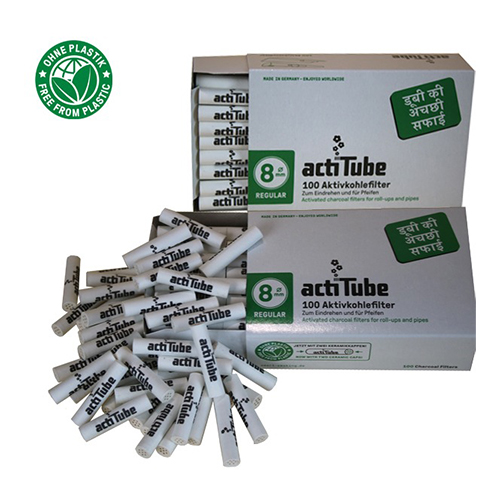 actiTube 8mmØ Aktivkohlefilter 1x 100 Pack