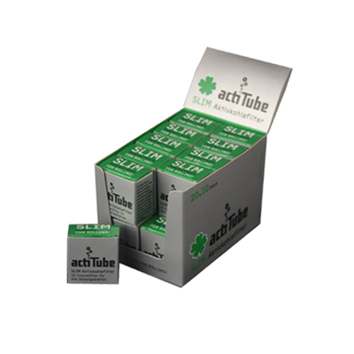 Actitube Aktivkohlefilter Slim, 7 mm Ø, VE 10