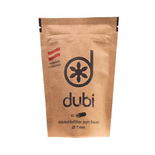 [DUBI42] Dubi Activated Carbon Filter, 42 Pieces, 7 mm Ø