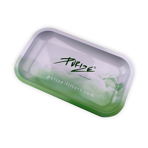 PURIZE TRAY SMOKE, Metall, 27 x 16 x 2,5 cm