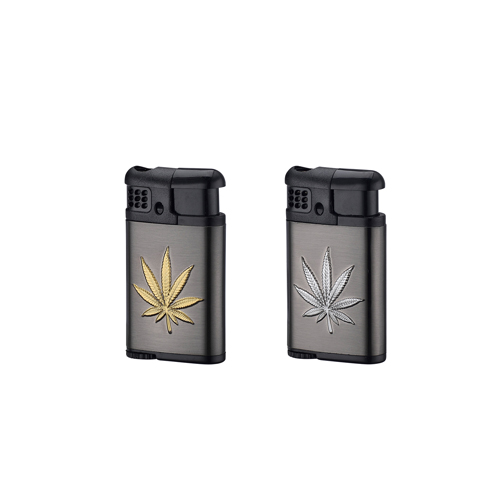 [HP76] Lighters With Cannabis Leaf, Pack Of 12